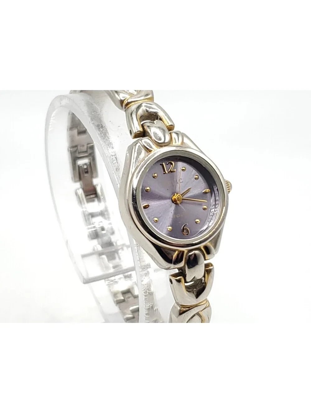 Relic Folio Watch Womens New Battery Blue Dial Silver Tone 18mm